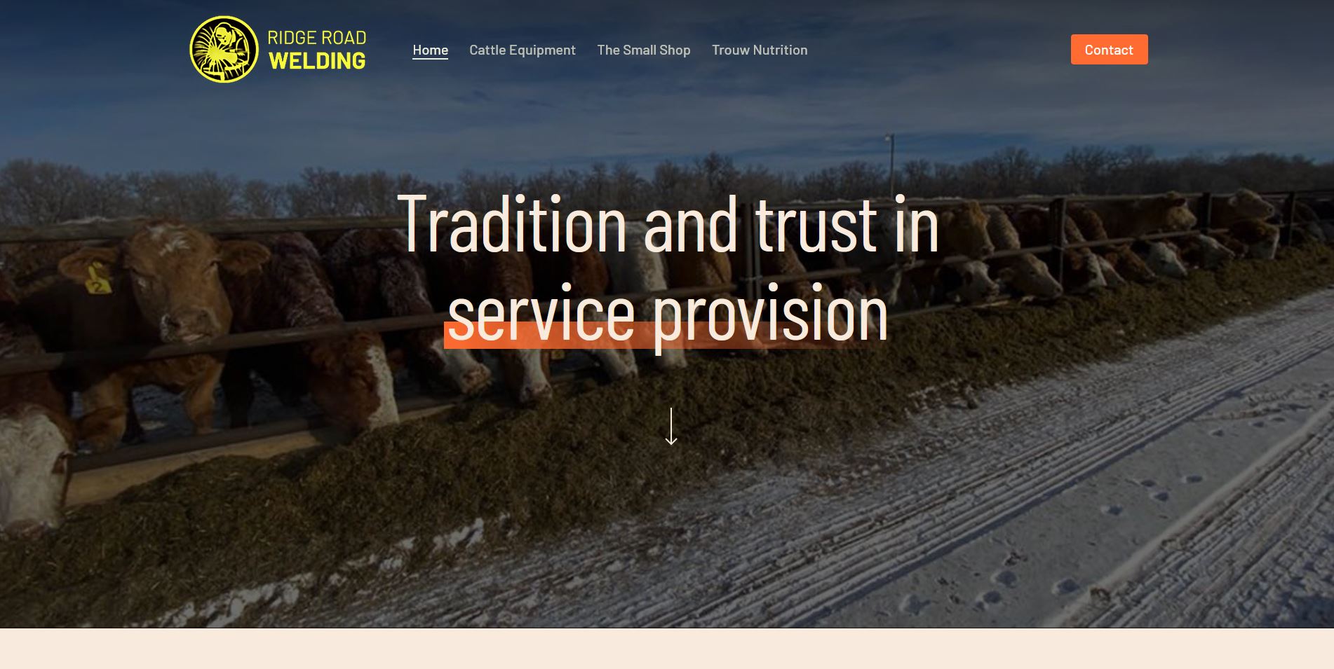 Ridge Road Welding website